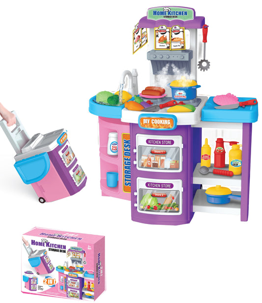 B/o 2 In 1 Kitchen Set W/Light/Sound/Spray/Water