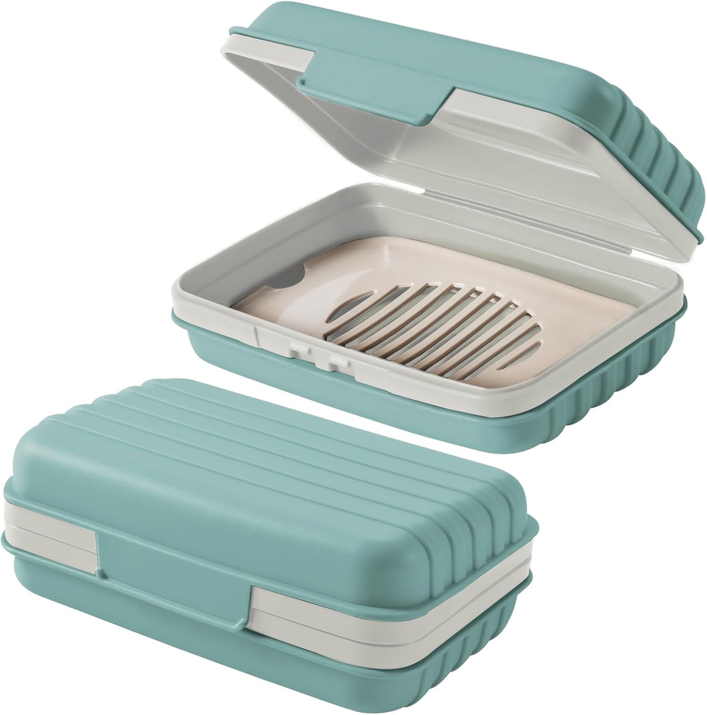 2 Pack Travel Soap Holder Box, Soap Dish, Soap Container Case for Travel