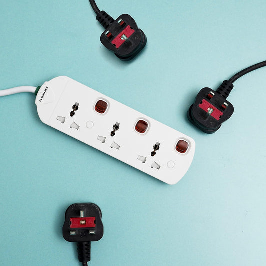 3-Way Multi-Switch Extension With Universal Socket