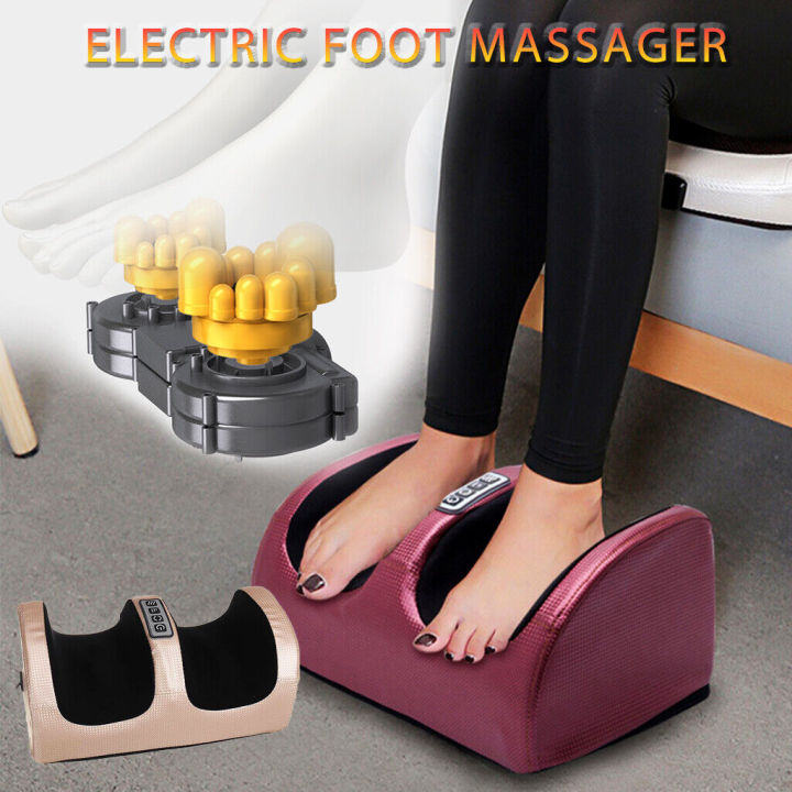 New Electric Foot Massager SPA Shiatsu Kneading Machine Calf Leg Pain Relief Booster
