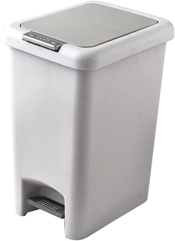 Compost bin Kitchen/Garbage Step-On Trash Can for Home and Kitchen, with Lid Lock and Slow Close, Household Press Foot Pedal Garbage Can Step Trash can (Size : 10L)
