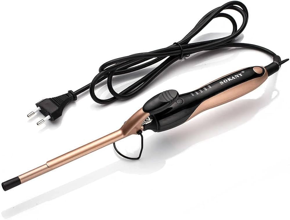 Curling Iron 5 Heat Levels 19ml Diameter Thin Curling Iron 750°F