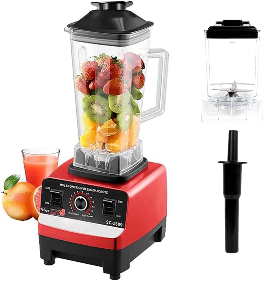 4500W Blender Smoothie Maker,2L Electric Jug Mixer and Grinder,6-Blade Steel Cutting Head,with 1 Jug,for Protein Shake,Smoothies, Fruit,Juice