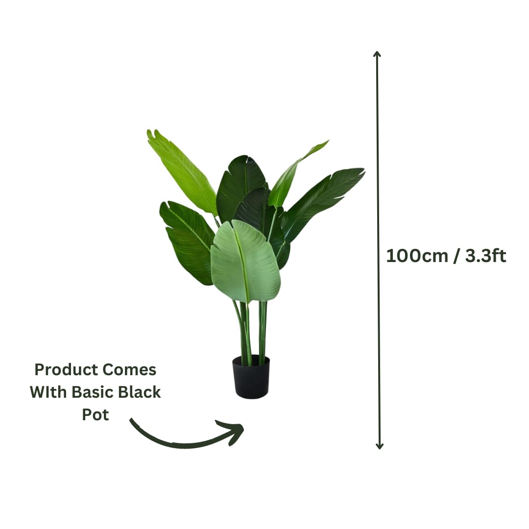 Garden Hub Artificial Traveller's Banana Plants