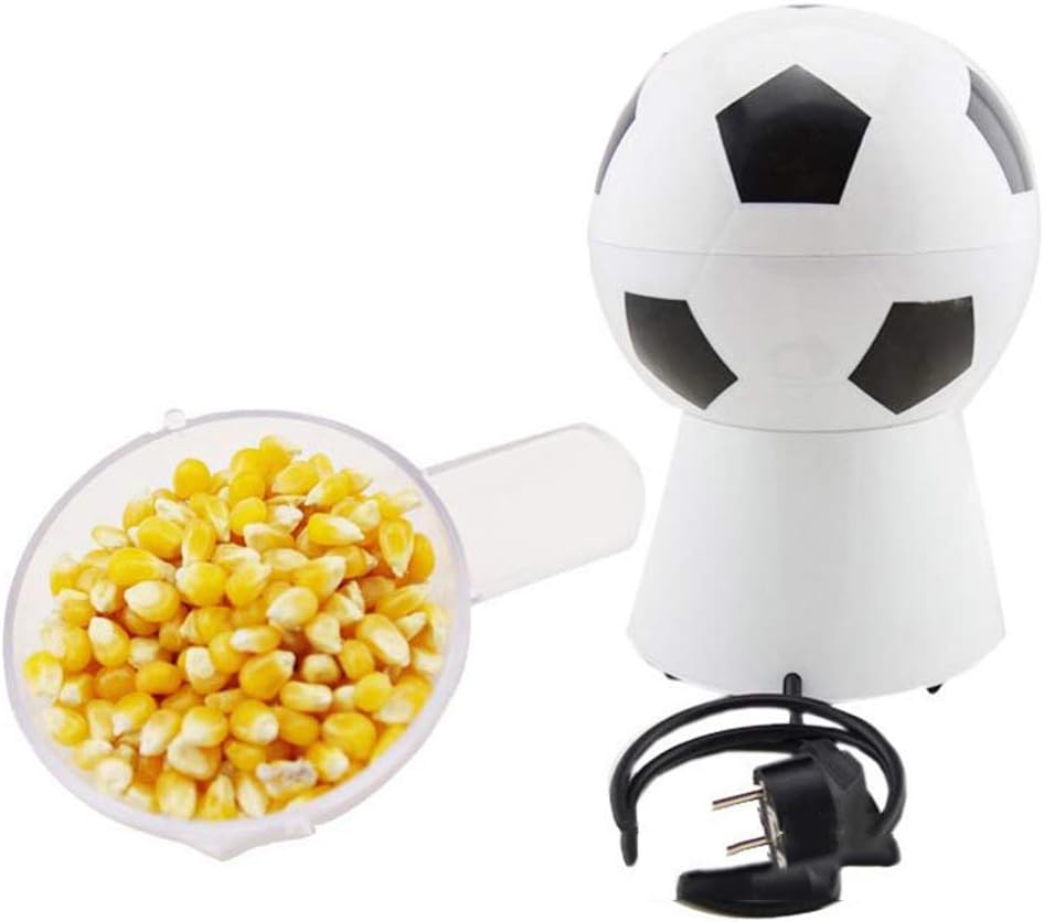 Soccer Ball Hot Air Popcorn Maker with Removable Lid