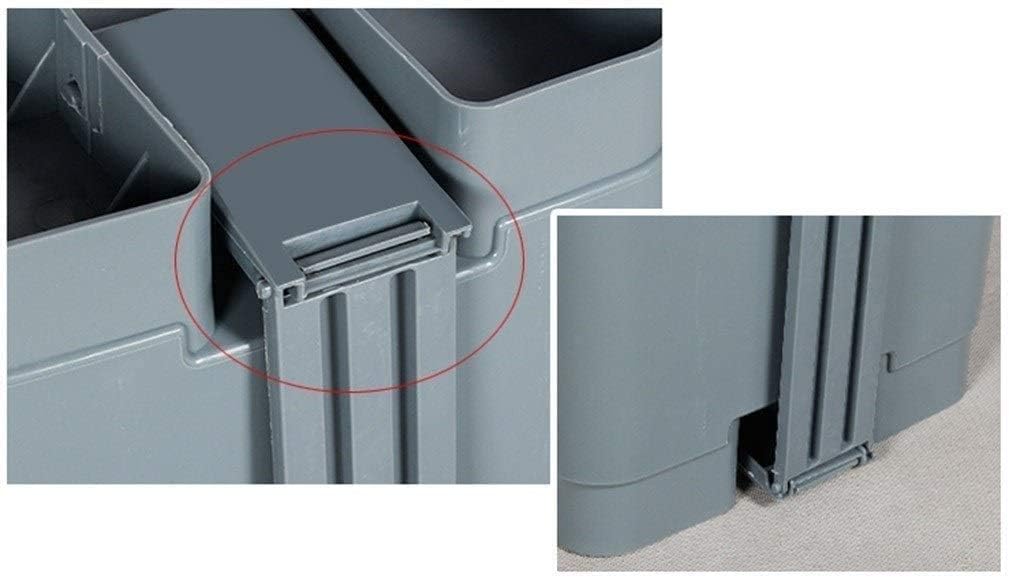 Trash Can Garbage Tribe Hospital Trash Can Outdoor Park Hotel Large Capacity Trash Can Foot-operated Plastic,Gray-20L