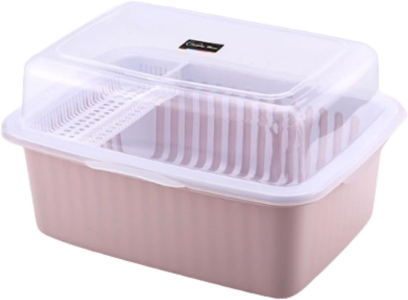 Dish Drying Rack, Dish Storage, Cupboard, Kitchen Storage with Lid