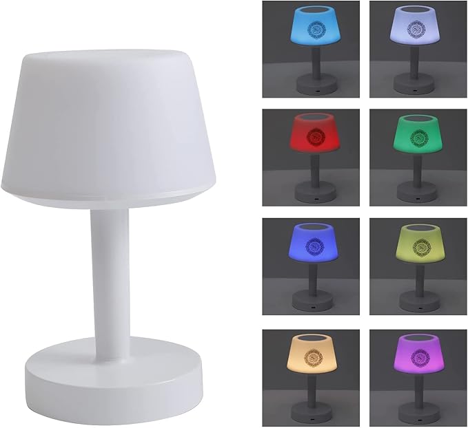 Padom Table Lamp Quran Speaker - Muslim Bluetooth Speaker Digital APP Remote Control Night Light Desk Lamp for Kids, Ramadan Gifts Home Decoration Table Lamp