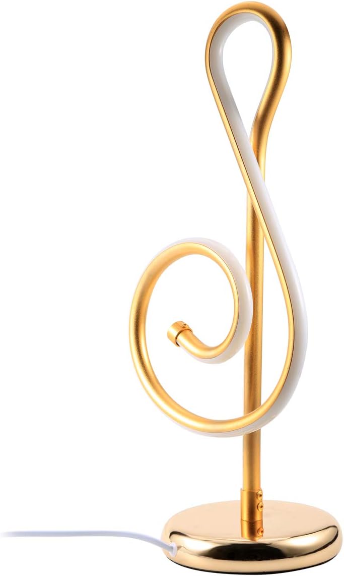 Modern and Concise LED Eye-Protective Lamp, Creative LED Light for decoration anywhere,Musical Note Lamp,UK Plug Electric
