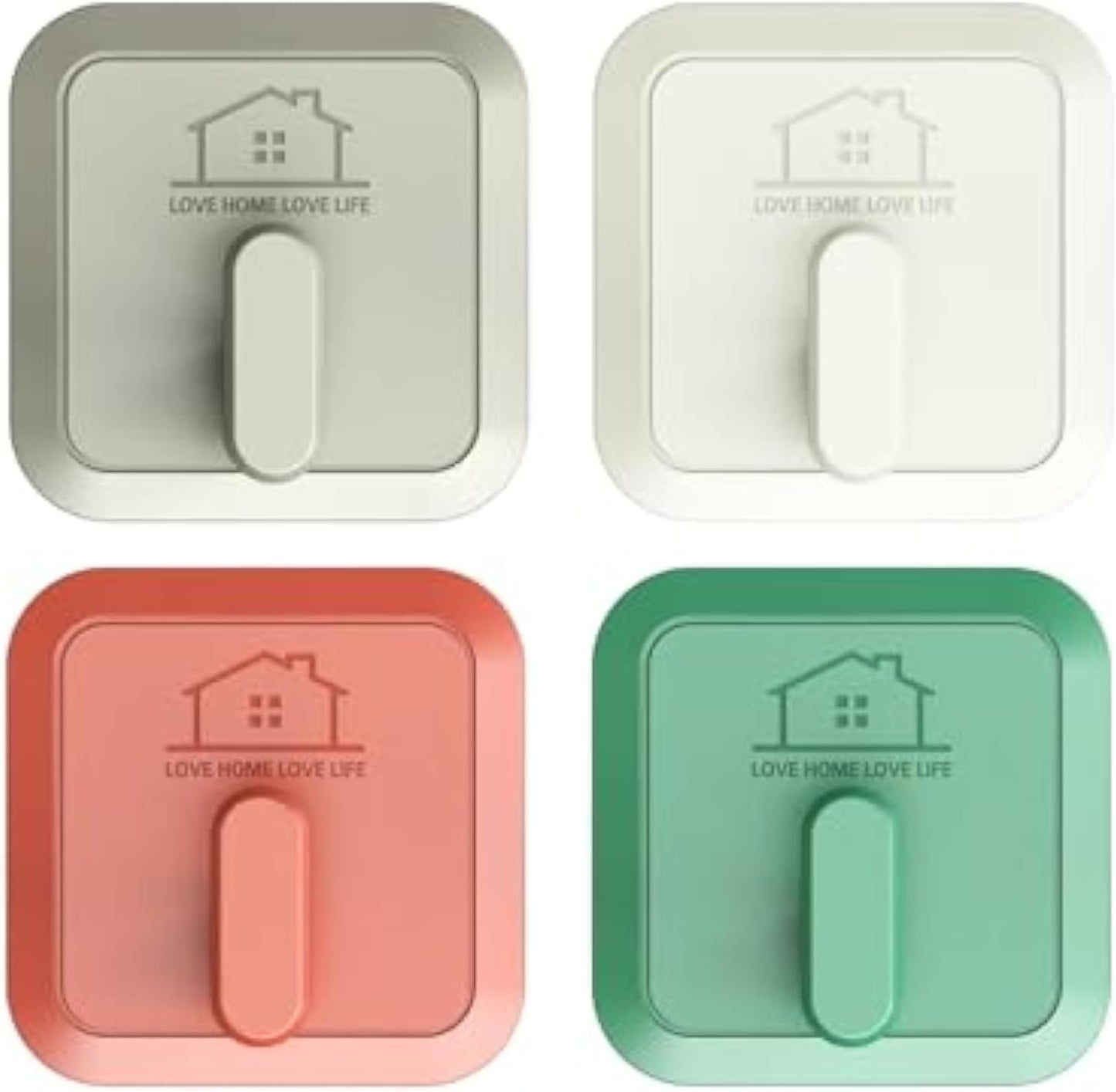 Adhesive Hooks, Designer Hooks, for Hanging  Easy to Hang Robe Towel Sticky Hooks, Waterproof Adhesive Wall Hooks