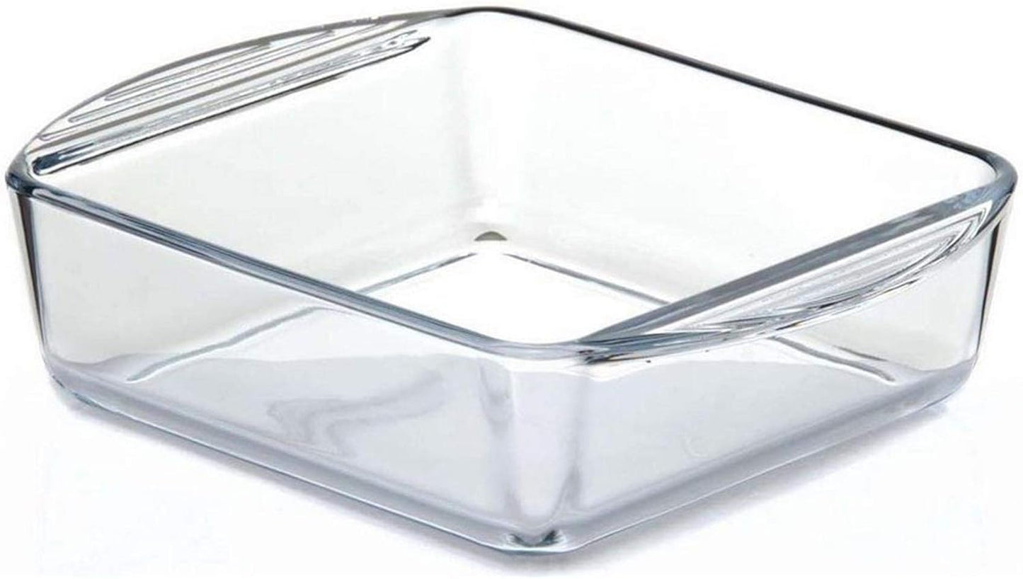 Glass Square Oven Tray, Clear Baking Dish for Oven, Casserole Dish, Ovenware, Bakeware