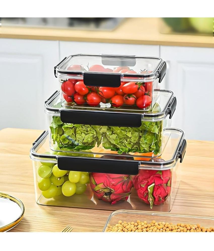 Airtight Fridge Storage Boxes Freezer Storage Containers,Refridgerator Container for Kitchen Storage Set