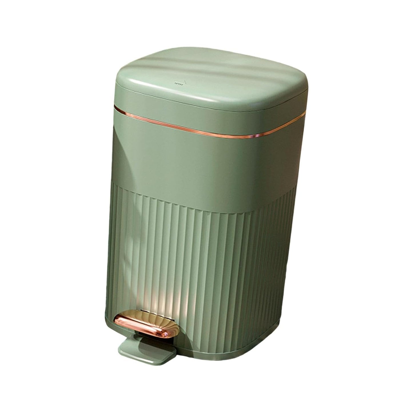 Step Trash Can Paper Basket Simple Pedal Bin for Garage Sunroom Laundry Room