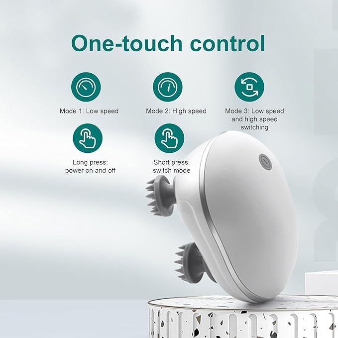 electric Scalp Massager,Head Massager Scalp Stress Relax,Silicone Scalp Massager,Head Massager for Hair Growth,Head Scratcher,Scalp Massager Shampoo Brush,pet Massager,cat,Dog
