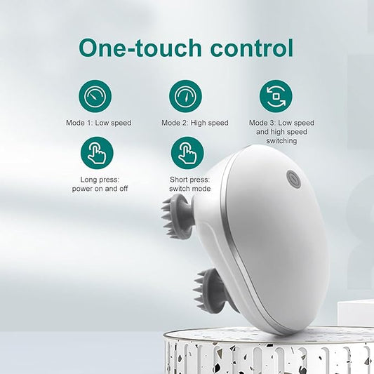 electric Scalp Massager,Head Massager Scalp Stress Relax,Silicone Scalp Massager,Head Massager for Hair Growth,Head Scratcher,Scalp Massager Shampoo Brush,pet Massager,cat,Dog
