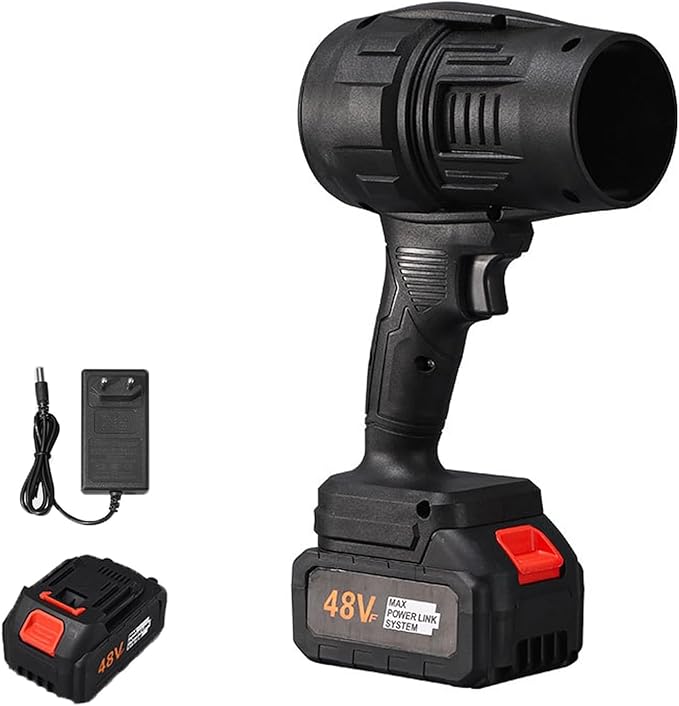BIXMK Turbo Jet Blower, Cordless Turbo Super Power Air Duster, Stepless Speed Regulation Jet Dry