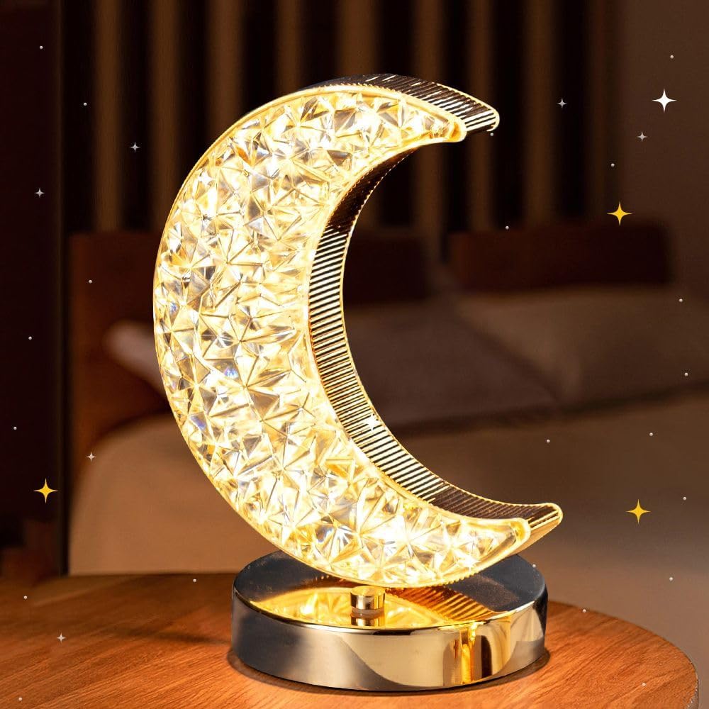 Moon Table Lamp for Bedroom