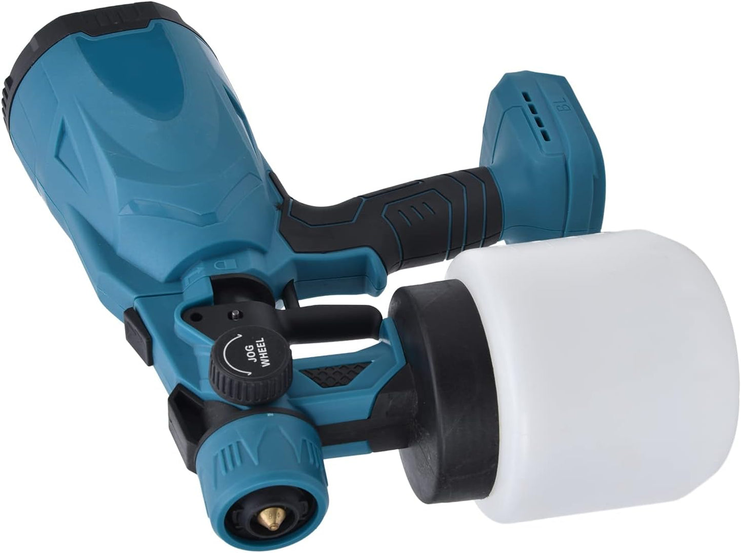 Paint Spray Gun, Electric Paint Sprayer, Portable Battery Powered Automatic Spray Paint Machine Cordless Painting Sprayer with 800ml Container for Painting Wall, Cabinet, Furniture