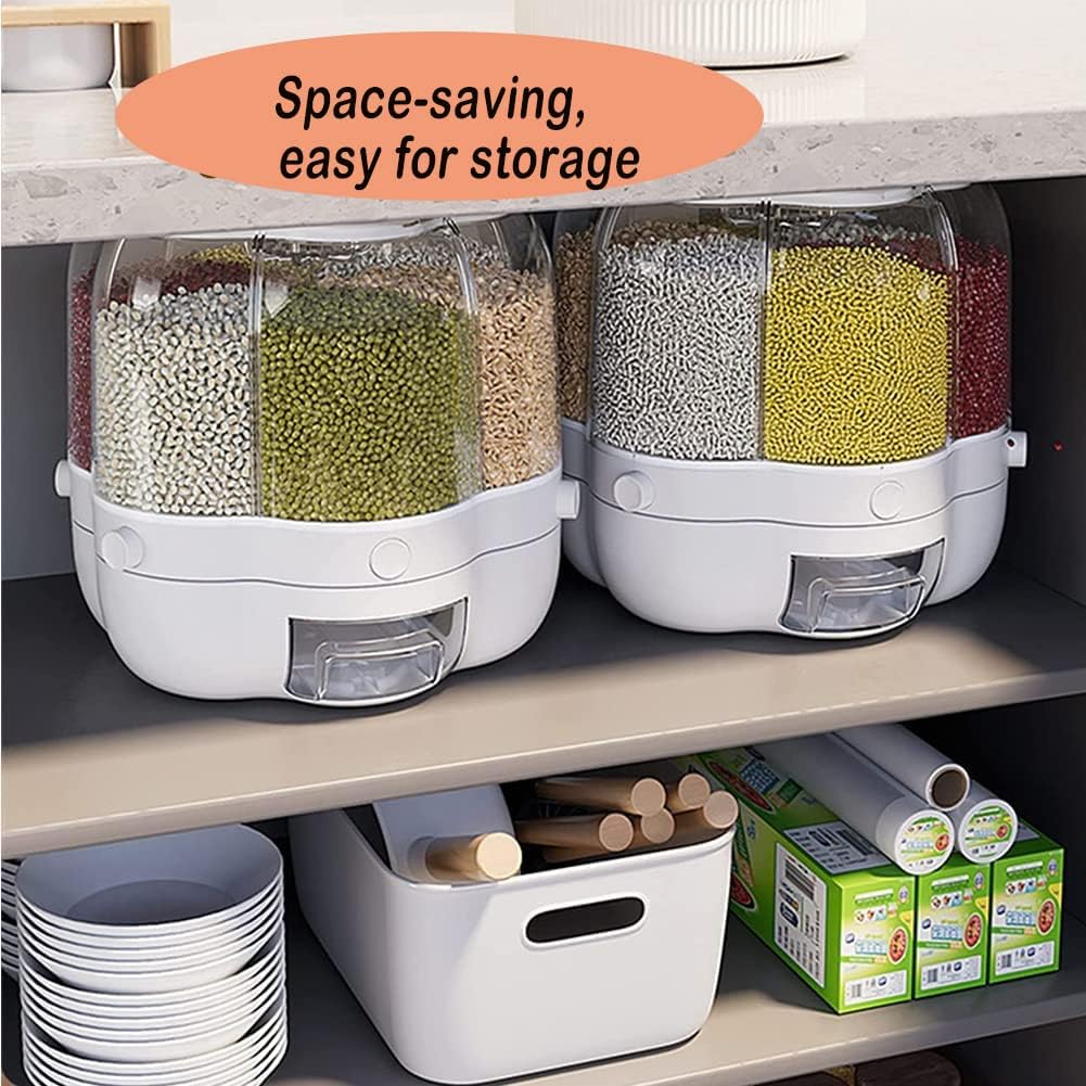 6-Grid Round Rice Dispenser