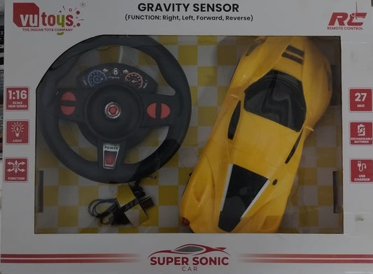 Super Sonic Remote Control Car with Gravity Sensor