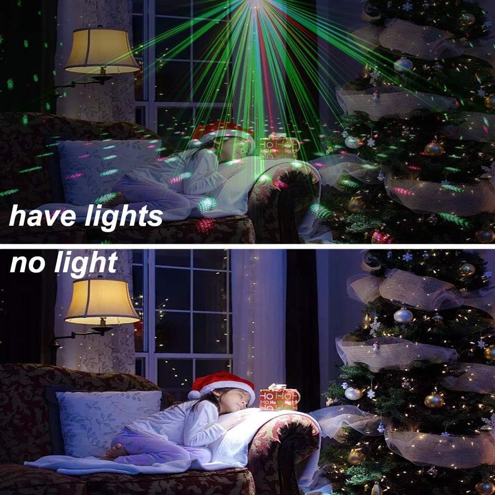 MLD Red & Green DJ Laser Light - Sound Activated Stage Lighting for Events