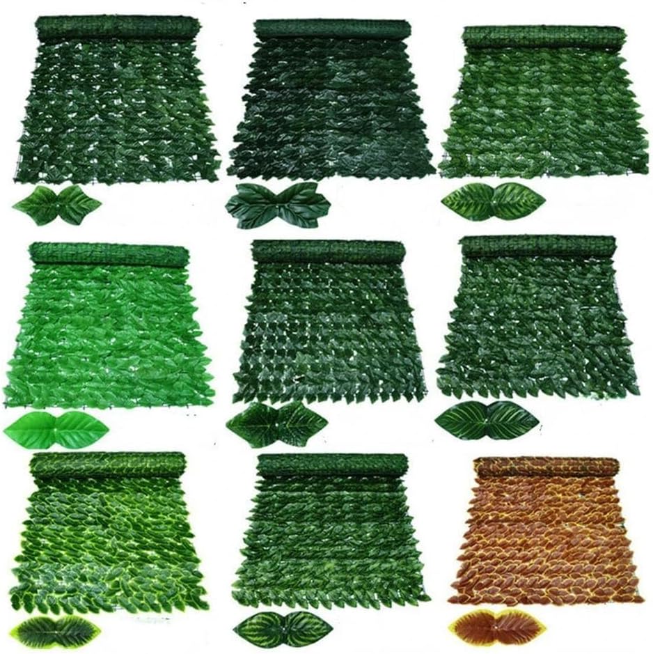 Artificial Plant, Artificial Ivy Hedge Green Leaf Fence Board, 50 x 100 cm, Artificial Privacy Fence, Sun Protection Shade Net, For Home, Outdoor, Garden, Balcony, Decoration
