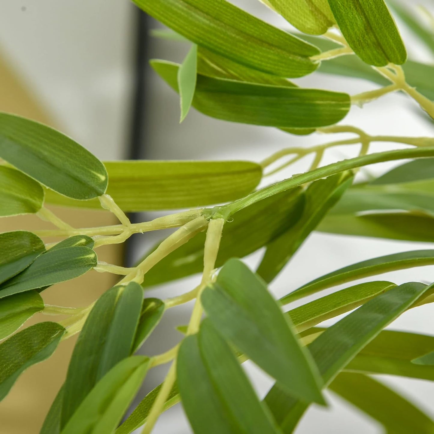 Artificial Bamboo Tree in Pot, Indoor Outdoor Fake Plants for Home Office Living Room Decor