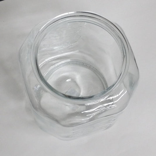 Glass Bottle Canister Glass Cookie Jar, Size S, Estimated Capacity Approx.