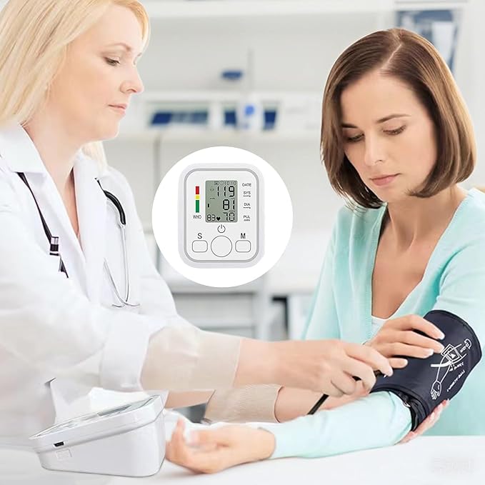 Upper Arm Body Health Monitor,Digital Arm Use Body Health Monitor | Real-Time Portable Gauge Smart Data Management for House, Travel, Clinic, School, Hospital