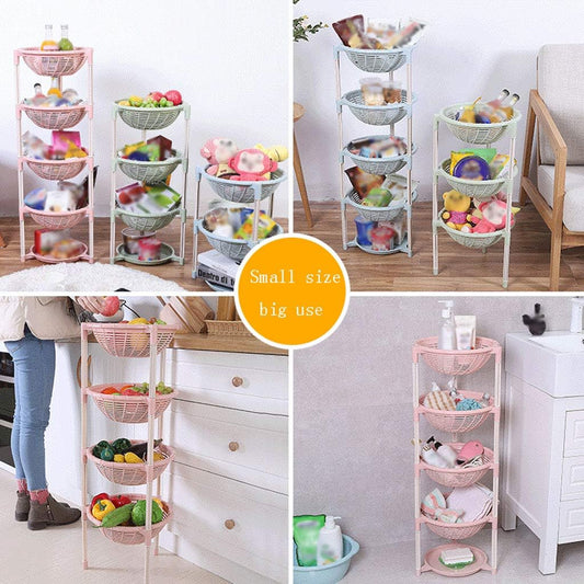 Kitchen Storage Rack Detachable Rack Storage Rack Multi-Color Optional Rack Kitchen Rack Storage