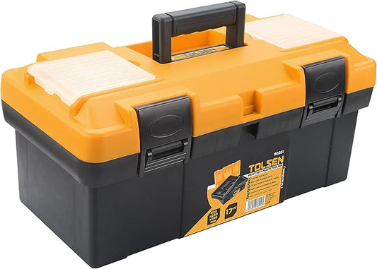 Tolsen - Heavy Duty Plastic Tool Box (Industrial),80201,420X230X190Mm