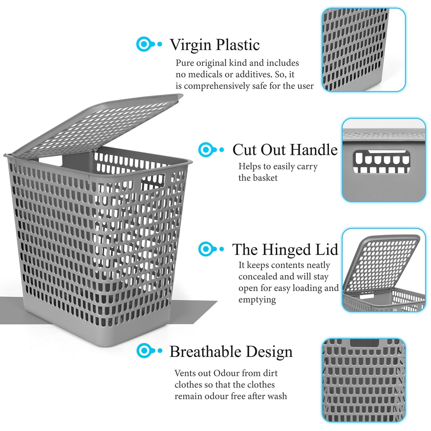ABOUT SPACE Laundry Basket for Clothes