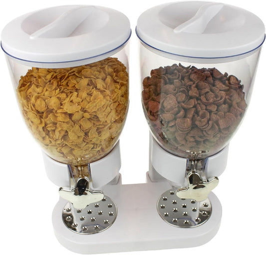 Double Cereal Dispenser Corn Flakes and cereals