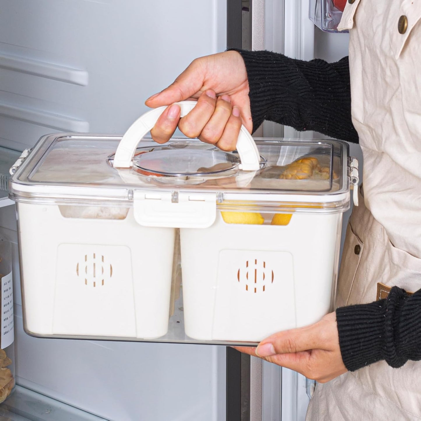 Fruit Storage Containers with Lids