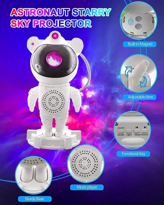 Star Night Light Projector, Music Bluetooth Speaker