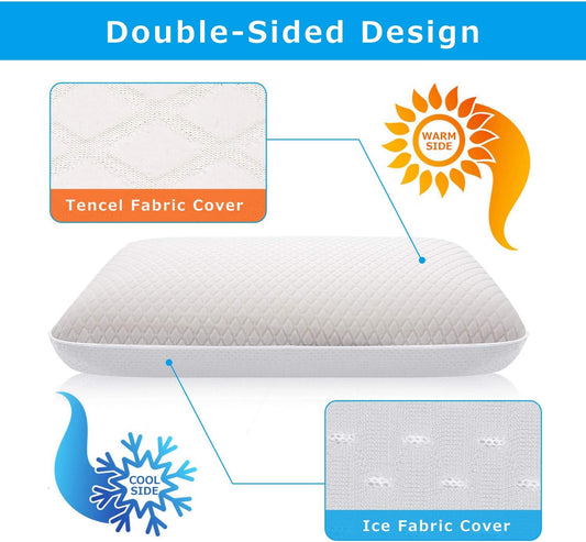 Cooling Gel Memory Foam Pillow, Cooling Pillows for Sleeping
