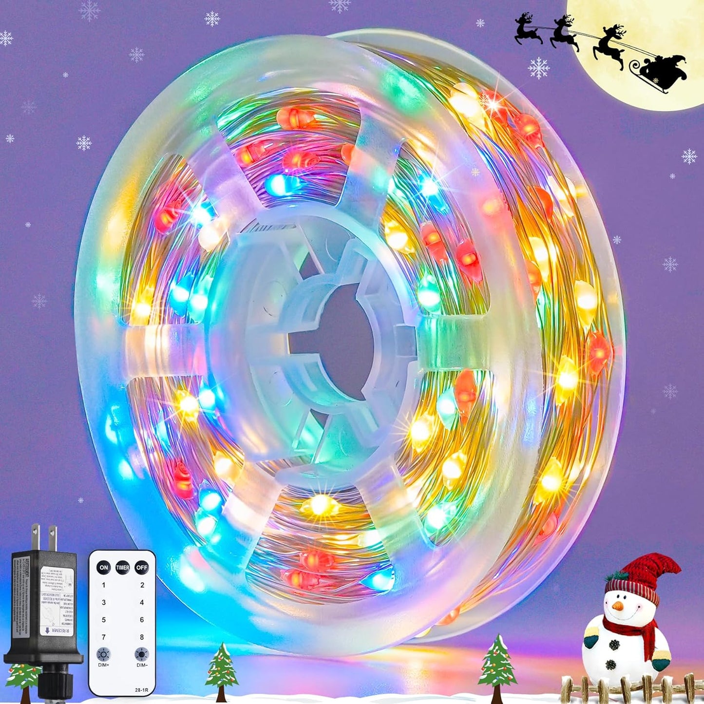 Multicolor Fairy Lights Plug