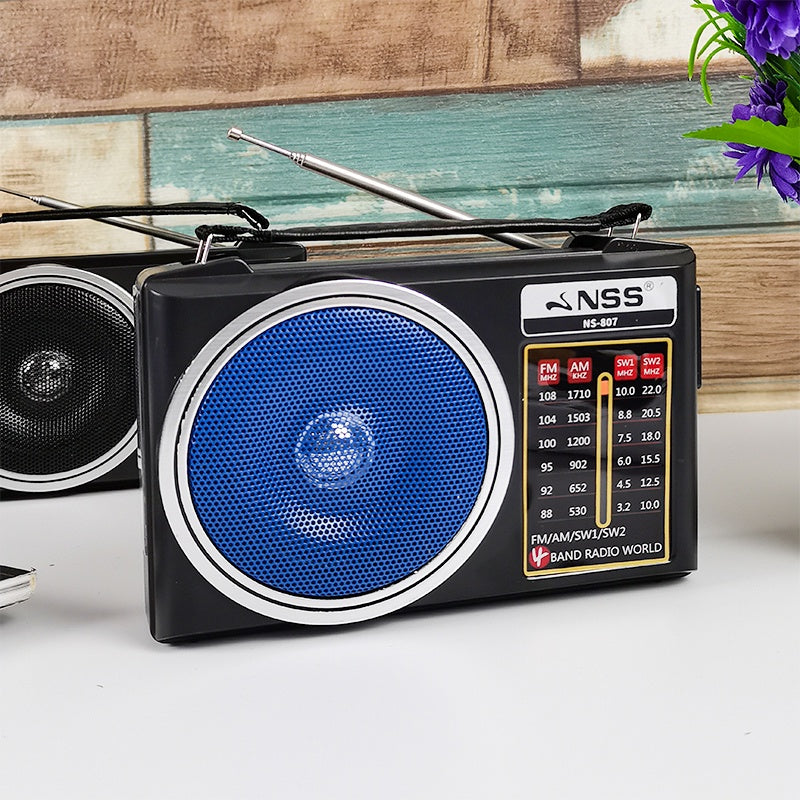 NSS Solar Radio AM/FM/SW 3 Bands Bluetooth Speaker Portable Rechargeable With USB/TF Reader MP3 Player and Flashlight