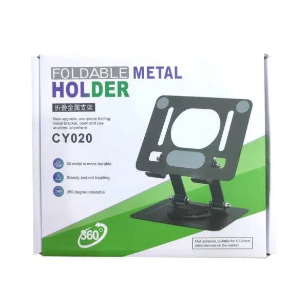 Metal laptop and tablet stand flodable