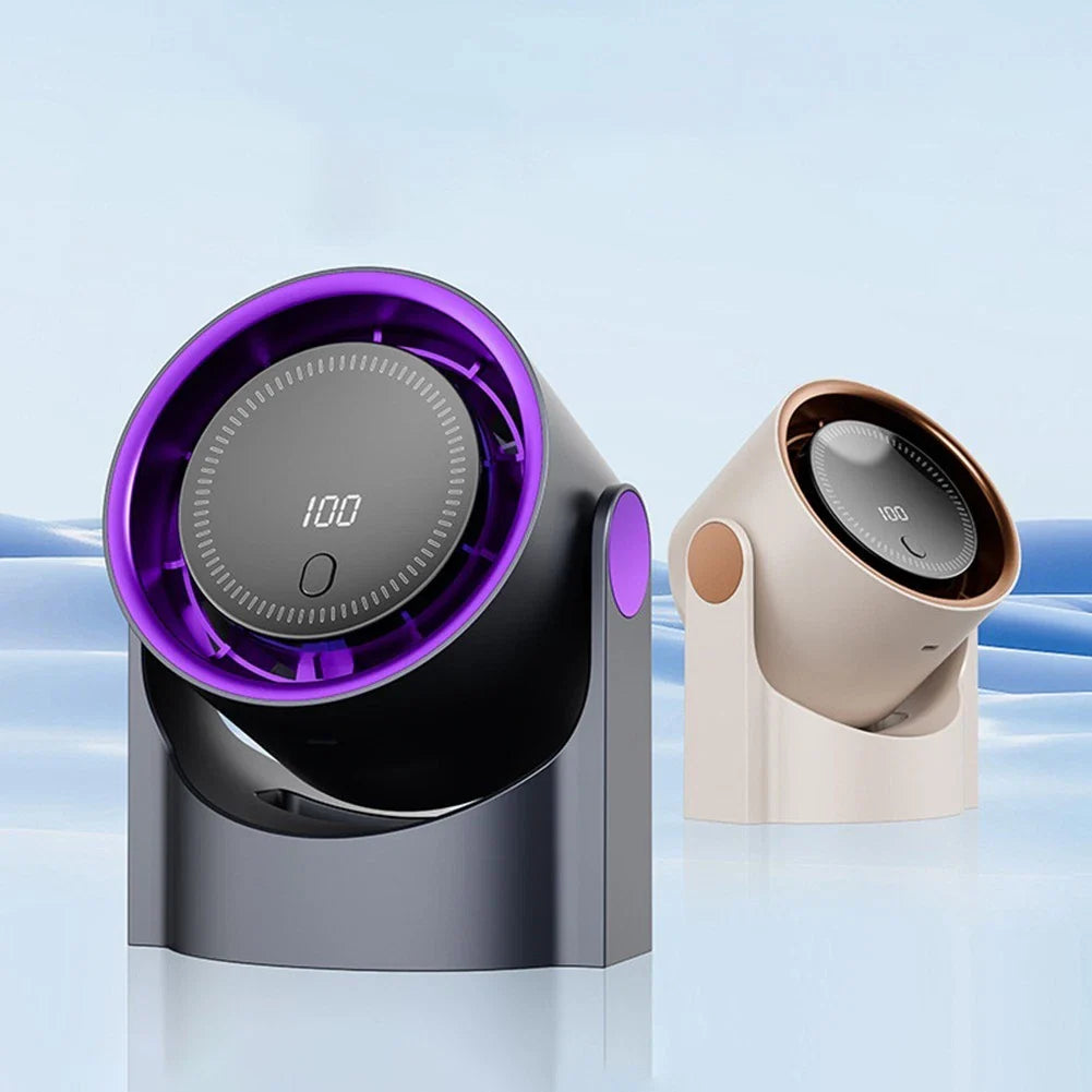 Travel Friendly Bladeless Fan with Quiet Operation and Multiple Speeds