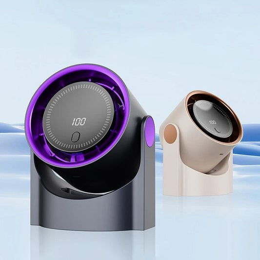 Travel Friendly Bladeless Fan with Quiet Operation and Multiple Speeds