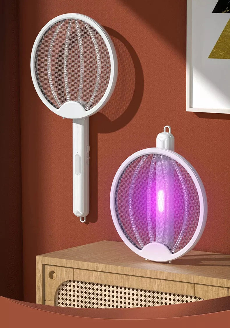 Foldable Rechargeable Electric Mosquito Fly Killer - Swatter Trap USB