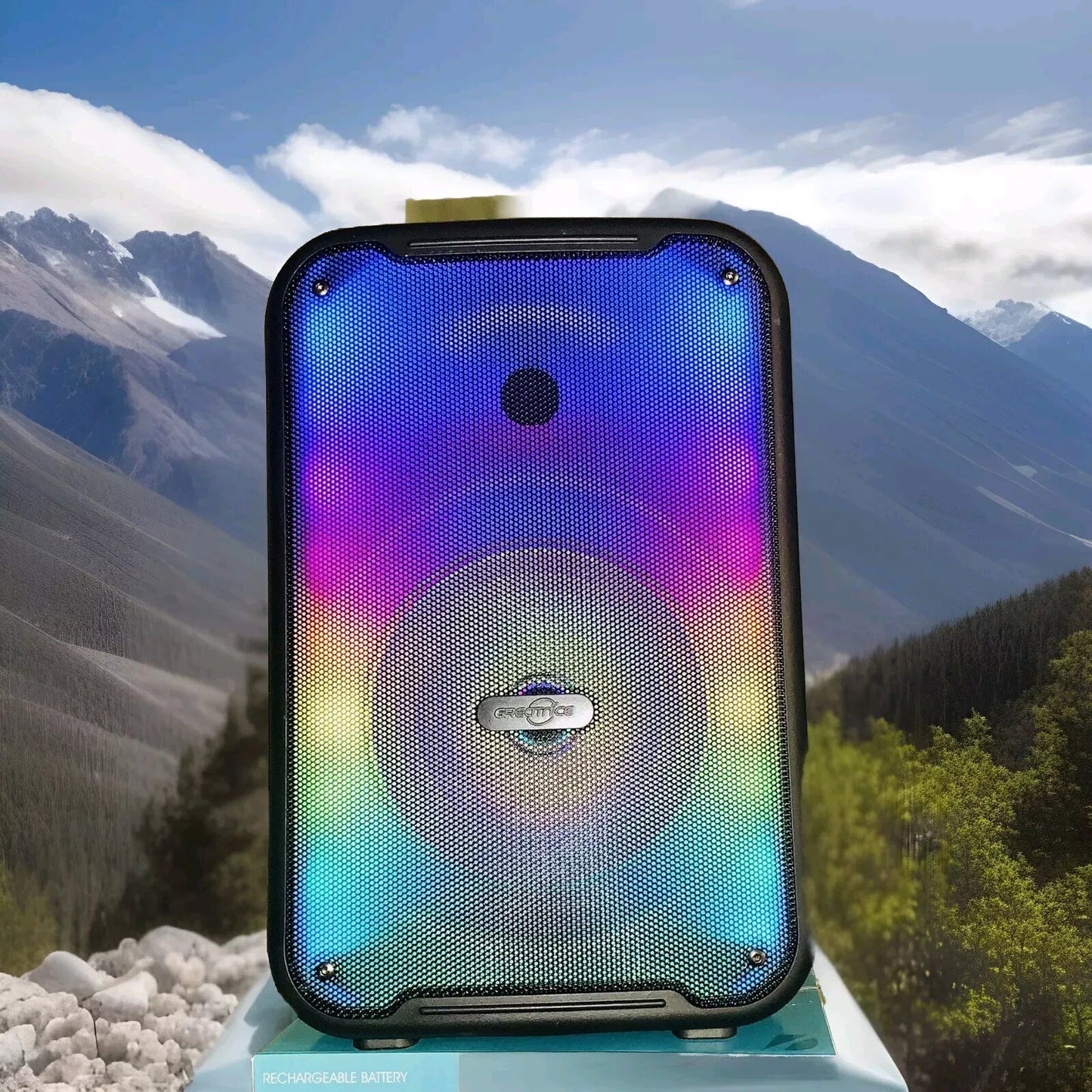 bluetooth Big speaker portable super Bass Mic usb Fm Radio