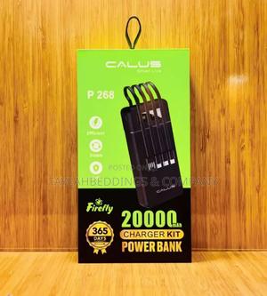20000mAh Power Bank Calus,Portable Charger with Wireless Charging, USB-C Power Delivery Port, QC 3.0 Port, 5V/3A USB Ports, IP66 Protection and LED