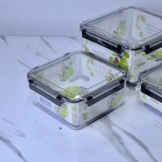Air Tight Square Plastic Storage Containers