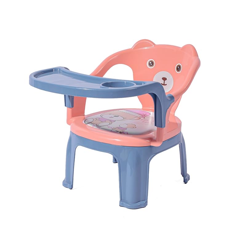 Plastic Baby Chair with Cushioned Seat