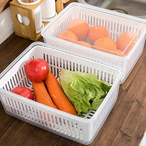 Plastic Vegetables Washing Basin Fruit and Vegetable Storage Box & Vegetable Washing Basket