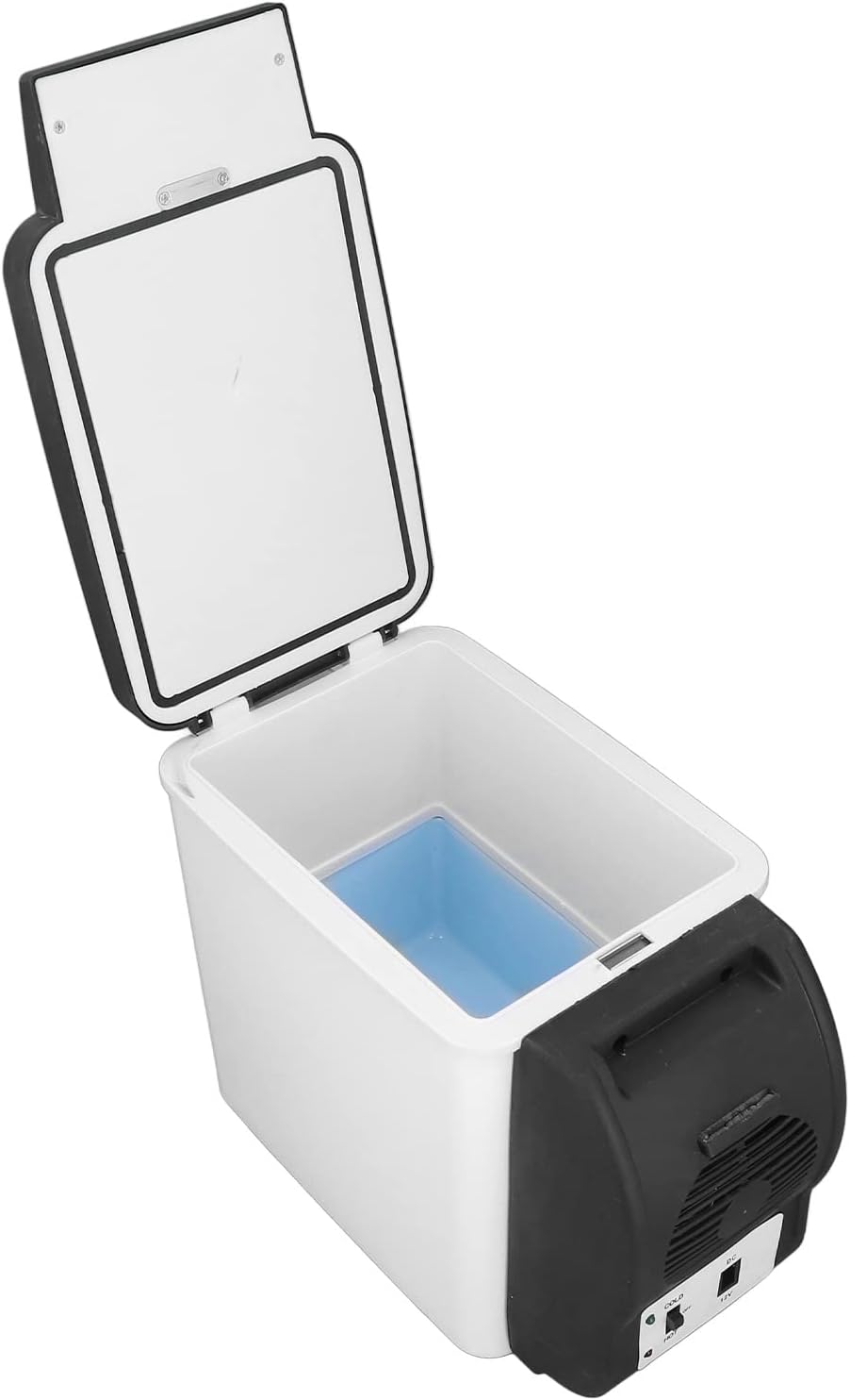 banapoy Mini Fridge, 6L Portable Car Refrigerator 12V Electric Cooler Warmer Freezer for Beverage Drinks, Small Cosmetic Skincare Refrigerator for Camping Travel Truck Van