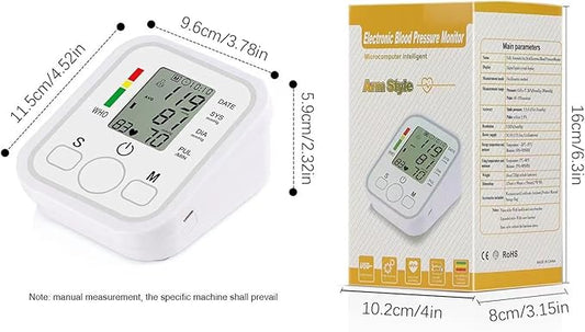 Upper Arm Body Health Monitor,Digital Arm Use Body Health Monitor | Real-Time Portable Gauge Smart Data Management for House, Travel, Clinic, School, Hospital