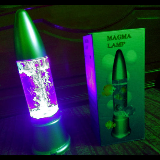Anant Gift Gallery Aquarium Lamp, Multicolour, Rocket